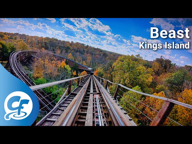 Beast front seat on-ride 4K POV @60fps Kings Island