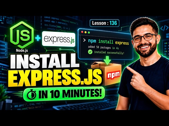 How to Install Express.js & Setup Node.js Project Step-by-Step (2026 Tutorial)