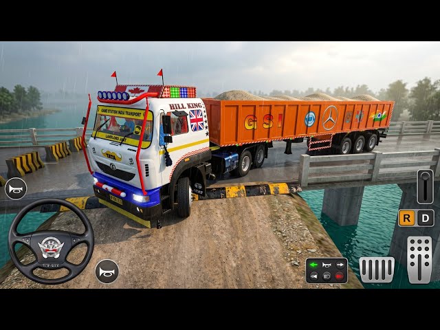 🚛 Tata Signa 5530S Trailer Truck vs Impossible Speed Breaker Challenge 😱 | BUSSID Gameplay