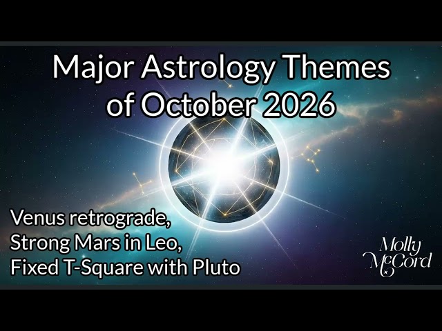 Major Astrology Themes of October 2026 ~ Shadow Feminine, Intense Growth, Emotional Transmutation