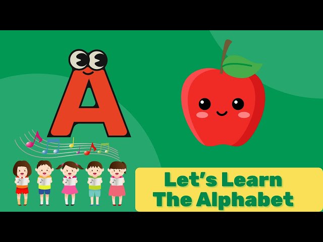 Alphabet Song 🎶| Learn Alphabets A to Z in English - A For Apple - ABC Alphabet Songs with kids!