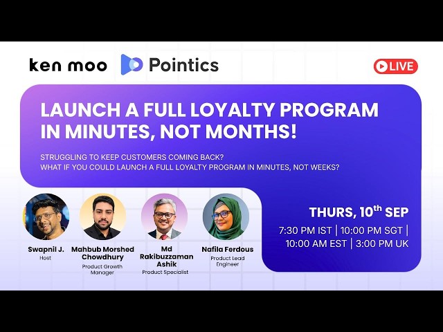 How to Build a WordPress Loyalty Program with Pointics | Full Webinar