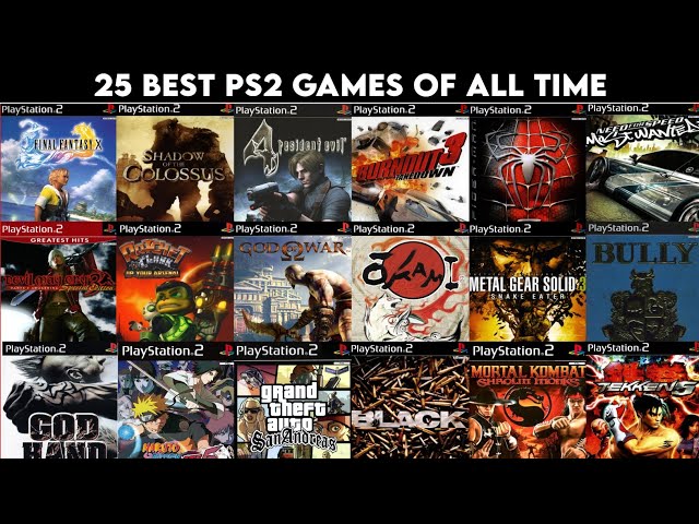 Top 25 Best PS2 Games Of All Time | Amazing Playstation 2 Games