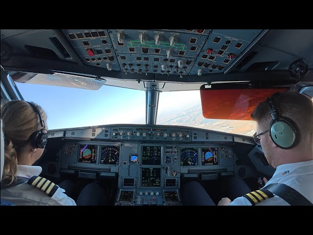 Airbus 320 Epic Start Up And Take Off From Bucharest RWY26L | Cockpit View | Airline Pilot Life