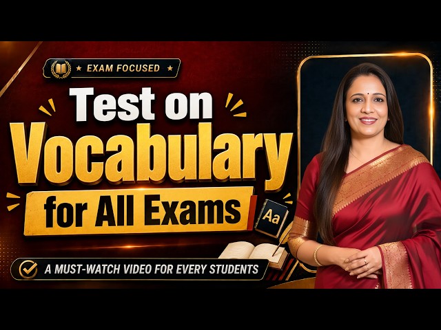Test on Vocabulary | English With Rani Ma'am