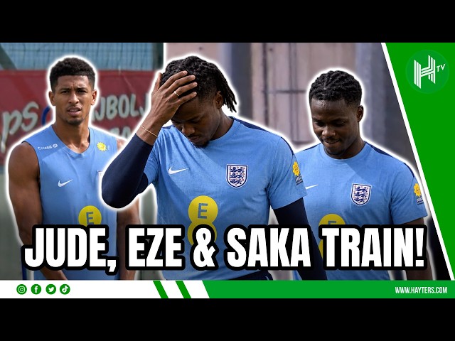 Bellingham, Eze, Saka and MORE in England training | Croatia vs England