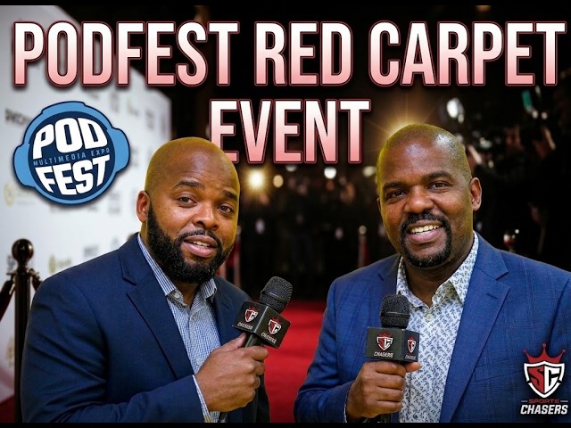 Sports Chasers On The Red Carpet: Exclusive Interview At Podfest 2025