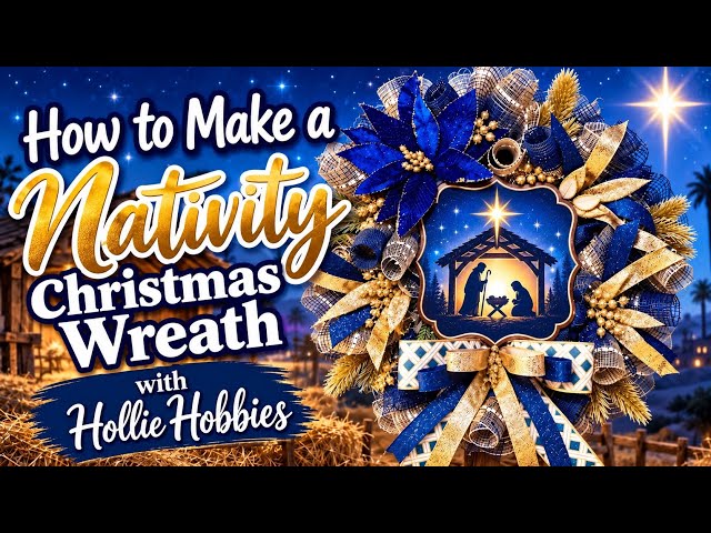 Make This Faith-Filled Nativity Wreath in Under an Hour