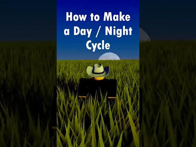 🌜Day and Night Cycle with Little Coding!
