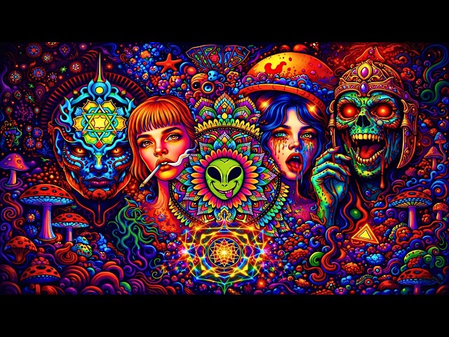 Psychedelic Mandala Dreamscape 🔥 Ultra Trippy 4K Visual Trip
