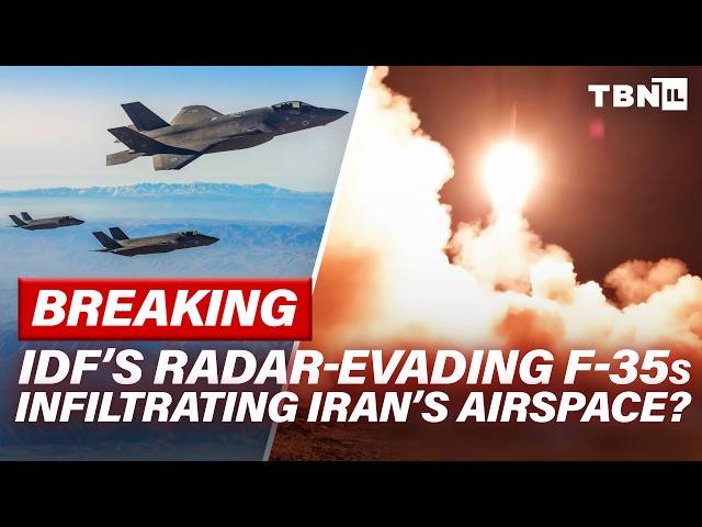 BREAKING: Untraceable Israeli STEALTH Jets Secretly INFILTRATING Iran's Airspace? | TBN Israel