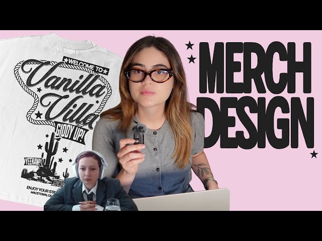 DESIGNING MERCH FOR VANILLA MACE!