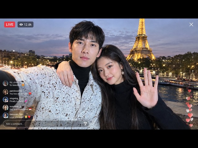 🔴LIVE IN PARIS! UNEXPECTED! SUN QIAN & JING BORAN APPEAR TOGETHER IN PARIS — FANS SHOCK😱