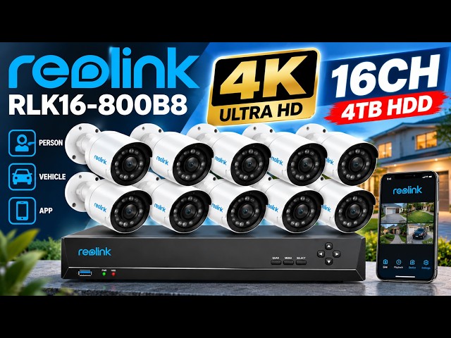 Is this the best 4K security system? Best REOLINK 4K Security Camera System Review & Installing