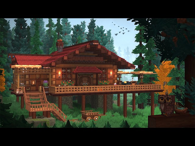 How to Build a Wooden Cabin + Interior in Hytale • Tutorial
