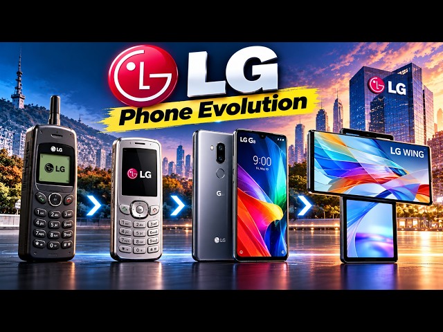LG Phone Evolution (1995–2021) | From Early Mobiles to the End of LG Smartphones