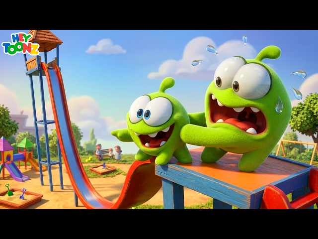 Om Nom Hikâyeleri | Nibble Nom BÜYÜK Kaydıraktan Kaymak İstiyor! | Çocuk Çizgi Filmi