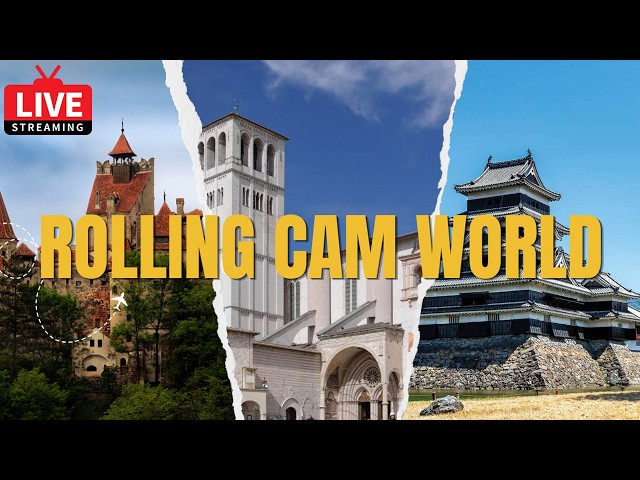 🔴 Live Cam around the World - Rolling Cam with Chill & Lounge Music