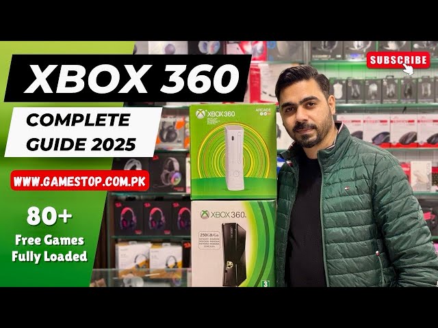 Xbox 360 in 2025: Ultimate Buyer’s Guide by GameStop Pakistan | 80+ Free Games | Fully Loaded