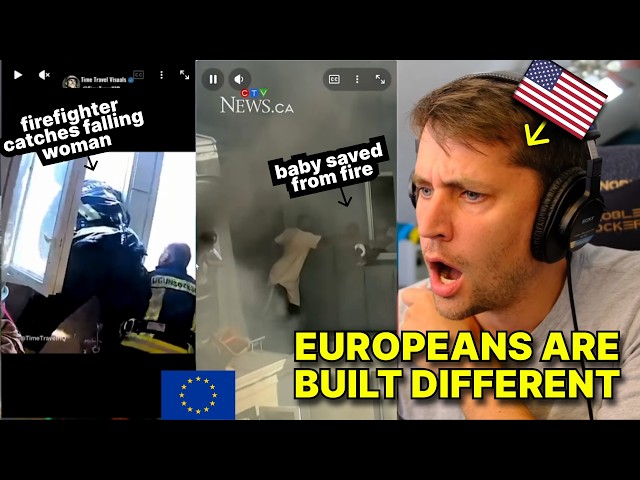 American reacts to Bad*ss European Moments