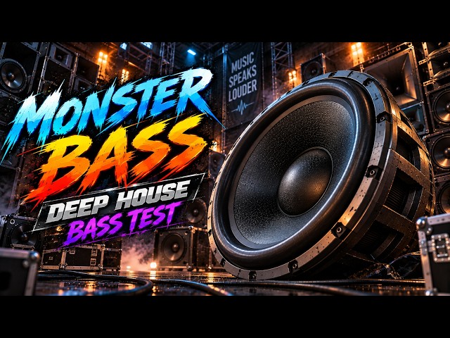 EXTREME 20-60Hz BASS 🔊 Monster Bass Boosted | Deep House Subwoofer Test & Speaker Excursion Workout