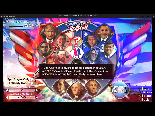 Presidential Beatdown! •UNL• ~ GamePlay ~ OP&Gaming ~ W11 App ~ 720ᶠᴴᴰ ~ 2026 ~ W11