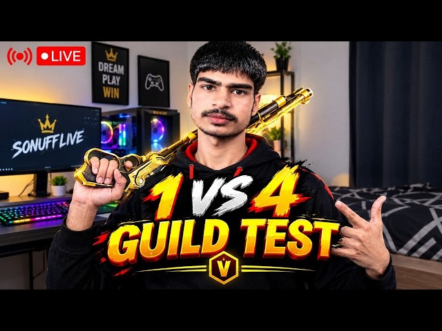 1 vs 4 guild test With Facecam And Reaction