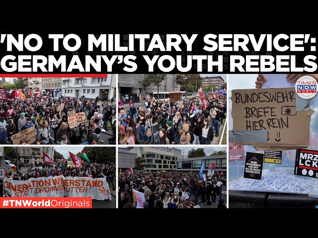 BERLIN PROTESTS: Students Reject Military Service as Germany Rearms | Times Now World