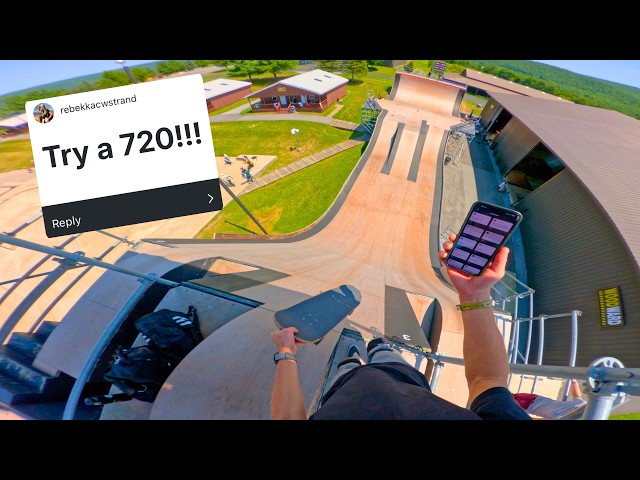 Can I Land My Subscribers’ Craziest Mega Ramp Tricks?