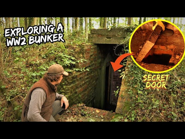 EXPLORING A WW2 BUNKER and Opening the 'SECRET DOOR' hidden in the Floor. Mystery Finally Solved!