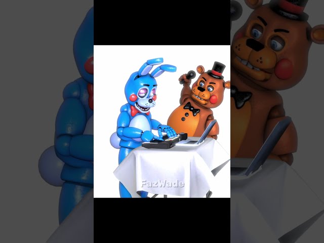 Toy Bonnie and Freddy's secret jam session #fnaf #animation #shorts