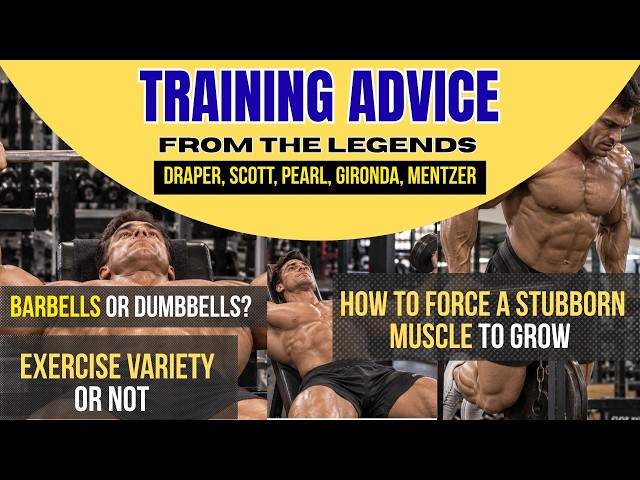 Bodybuilding Legends Reveal Their Training Advice | Barbells, Dumbbells & Stubborn Muscles