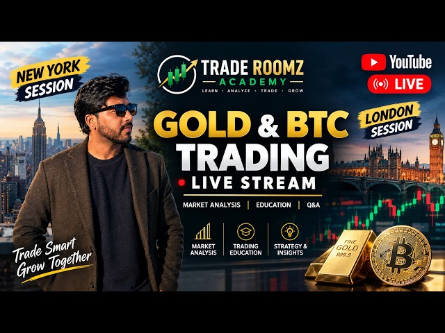 The Trade Roomz - 5th Oct 2026 - Live XAUUSD & BTCUSD & Futures analysis - Today key level -Stream3