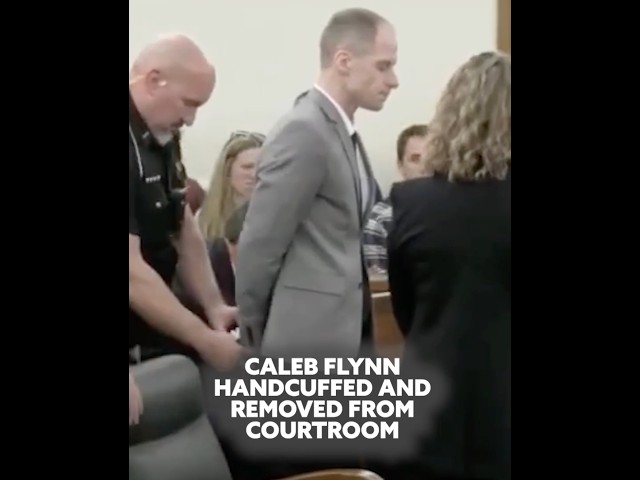 Caleb Flynn breaks down crying after jury is polled in case his following guilty verdict