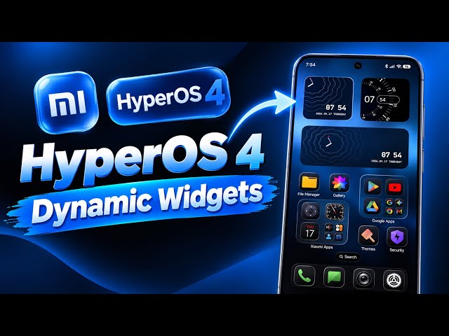 Install HyperOS 4 Dynamic Widgets for Xiaomi Redmi Devices