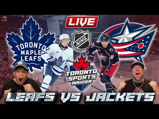 🔴 Toronto Maple Leafs vs Columbus Blue Jackets  LIVE | NHL LIVE Stream Play by Play | Knies Return