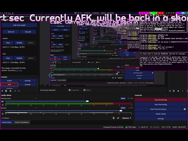 Gentoo Linux (Dev Work, Chatting, Neovim) #gentoo #linux #devlog