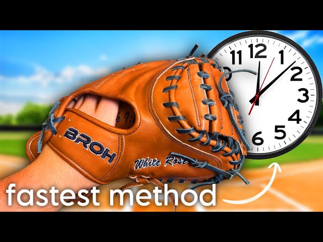 HOW TO BREAK IN A CATCHER’S MITT FAST