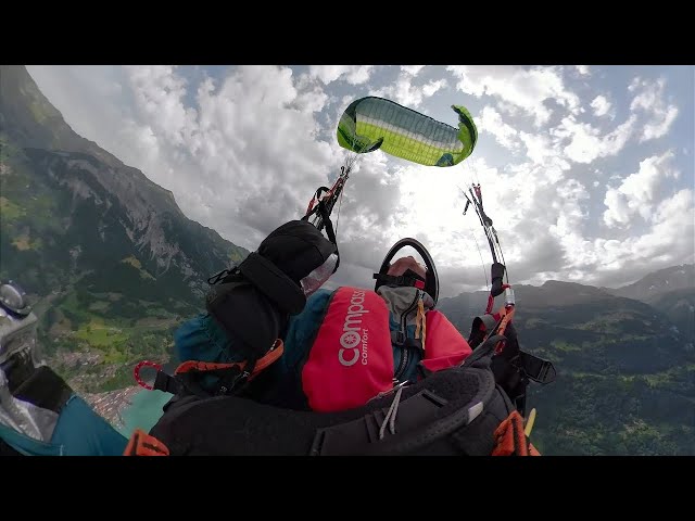 Crazy Chicken (Klapper-Heli) - beginners way to get the paragliding acro sensations :)