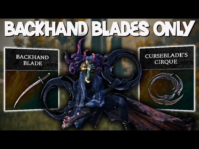 Giving Every Boss In Elden Ring The BACKHAND [Backhand Blades Only]