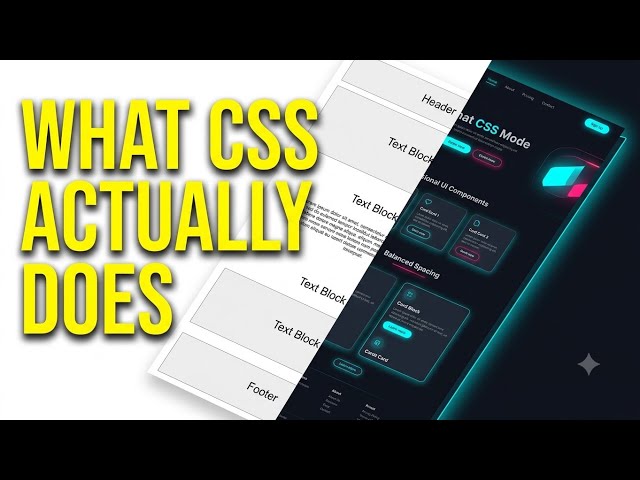 CSS Basics: Style, Layout & Responsiveness | Web Development for Beginners