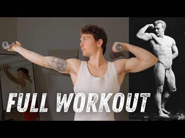 Eugen Sandow Light Weight Dumbbell System Workout Demo