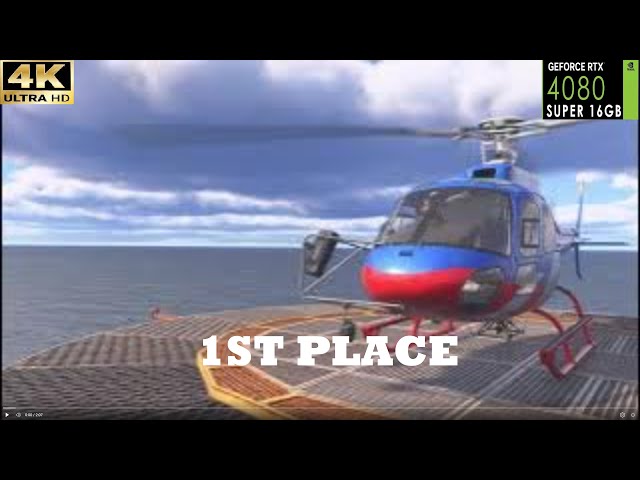 Microsoft Flight Simulator 2024 | The Needles | 1st place Precision landing 🚁  #pc#4k#FlightSim