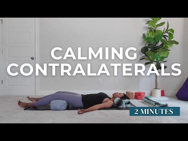 Contralateral Movement Practice for Nervous System Regulation | 2Min Somatic Body Awareness Exercise