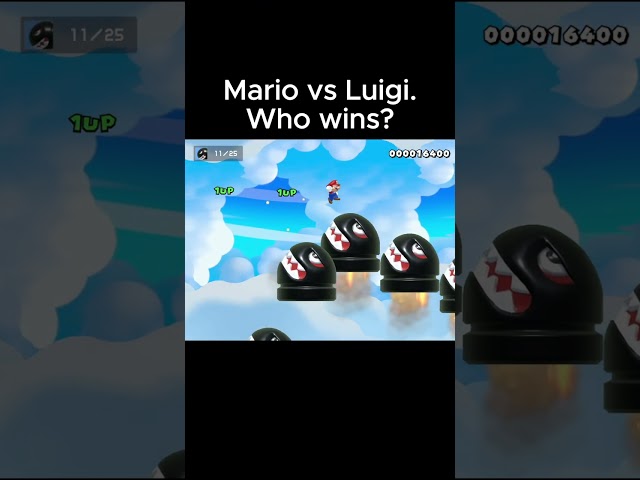 Mario vs Luigi Challenge in Super Mario Maker 2 #mario #nintendoswitch #nintendo