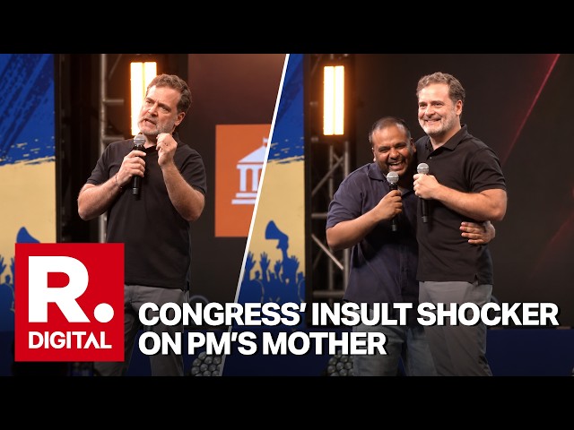 BJP slams Rahul’s attempt to mock PM Narendra Modi’s late mother