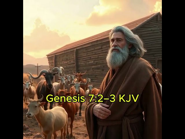 Two by Two? The Bible Says More! 😲 | Noah Bible Facts #Shorts