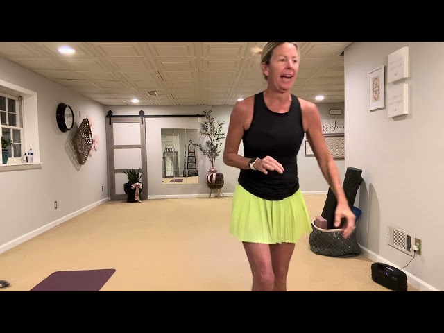 50-Minute Full Body Ladder Workout | Dumbbells + Cardio + Core 🔥