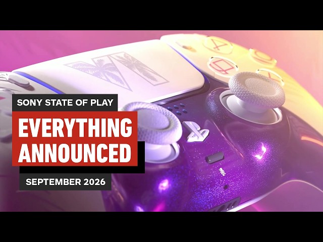 Everything Announced at the Sony State of Play - September 2026