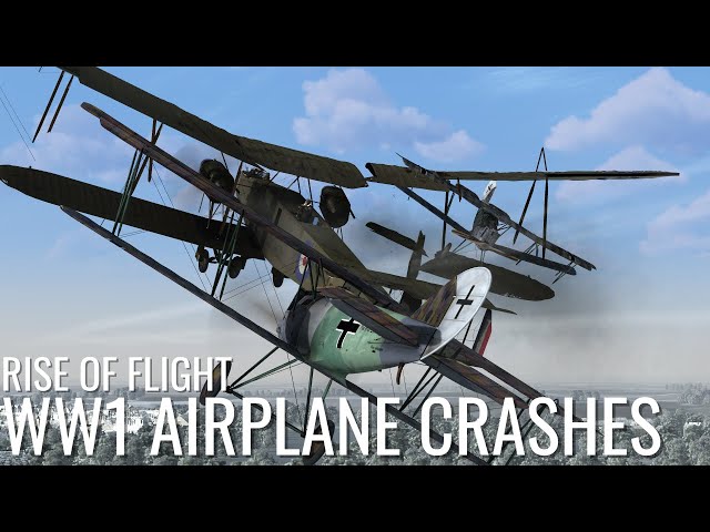 Satisfying Airplane Destruction & Shootdowns! V9 | Rise of Flight - WW1 Flight Simulator Crashes